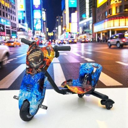 صورة سكوتر درفت كهربائي ثلاثي العجلات